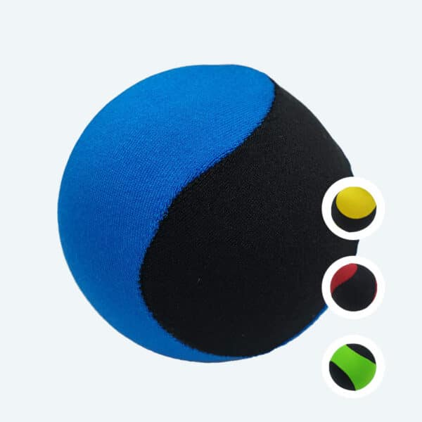Bouncing Ball blau grün gelb rot