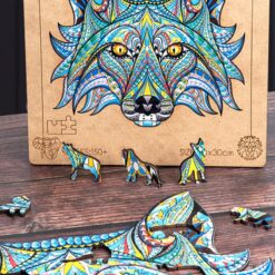 campustuete-holzpuzzle-loewe-wolf-elefant-adler-puzzle-teile