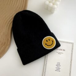 campustuete-smiley-muetze-schwarz