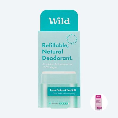 Wild Natural Deodorant Fresh Cotton and Sea Salt Coconut Dreams