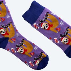 campustuete-weihnachten-socken-faultier-closeup-min