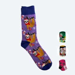campustuete-weihnachten-socken-faultier-lama-grafisch-weihnachtsmann