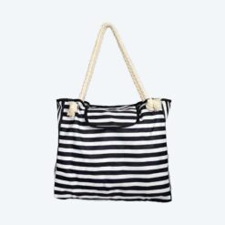 campustuete-strandtasche-schwarz-weiss-gestreift