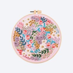 campustuete-stickset-blumen-rosa-lila
