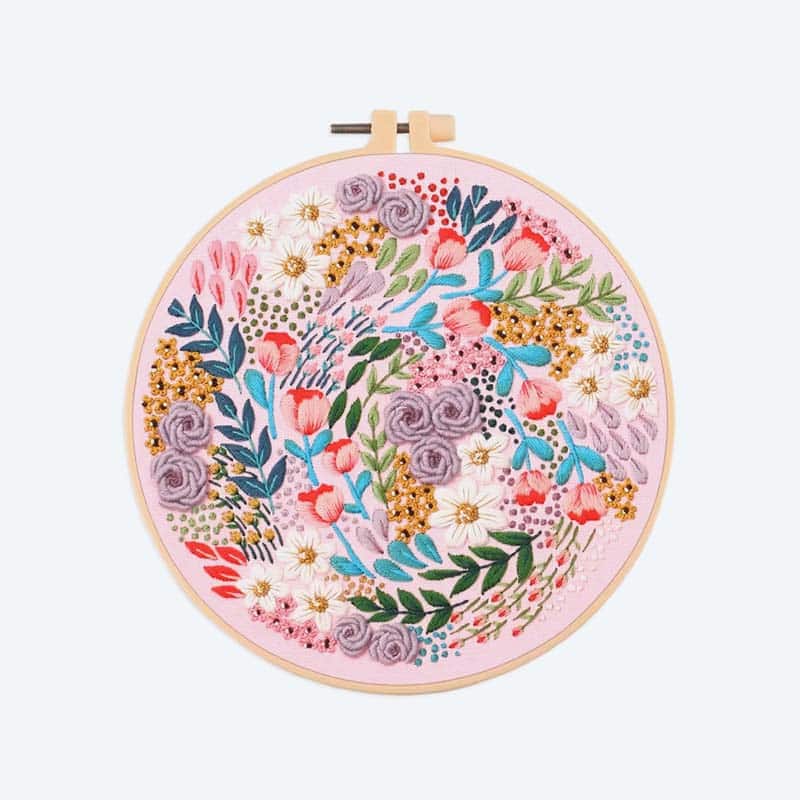 campustuete-stickset-blumen-rosa-lila