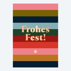 campustuete-postkarten-weihnachten-frohes-fest-gestreift