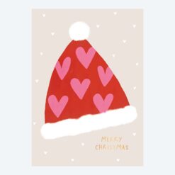 campustuete-postkarten-weihnachten-merry-christmas-muetze