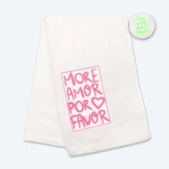 campustuete-gaestehandtuch-more-amor-por-favor-neon-pink-gruen-geschenkidee