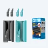 campustuete-geschenkpapierrollenschneider-gruen-schwarz-geschenkidee