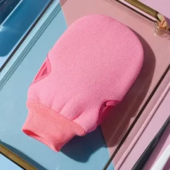 campustuete-peelinghandschuh-rosa-style