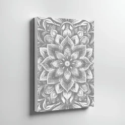 campustuete-punktmalerei-florales-mandala-wand