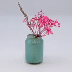 campustuete-vase-dose-klein-tuerkis-blumen